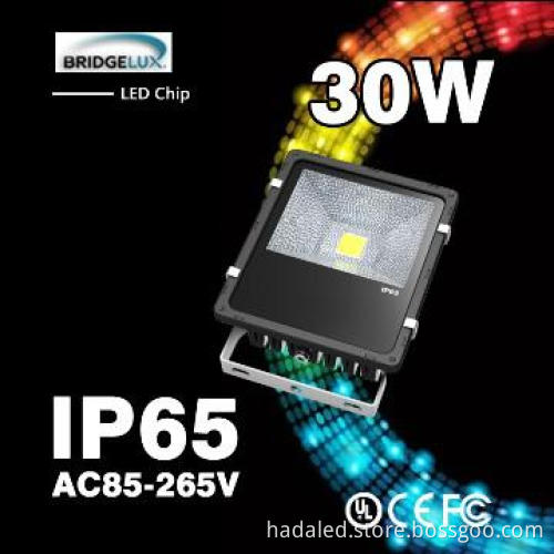 High lumen 30w led flood light